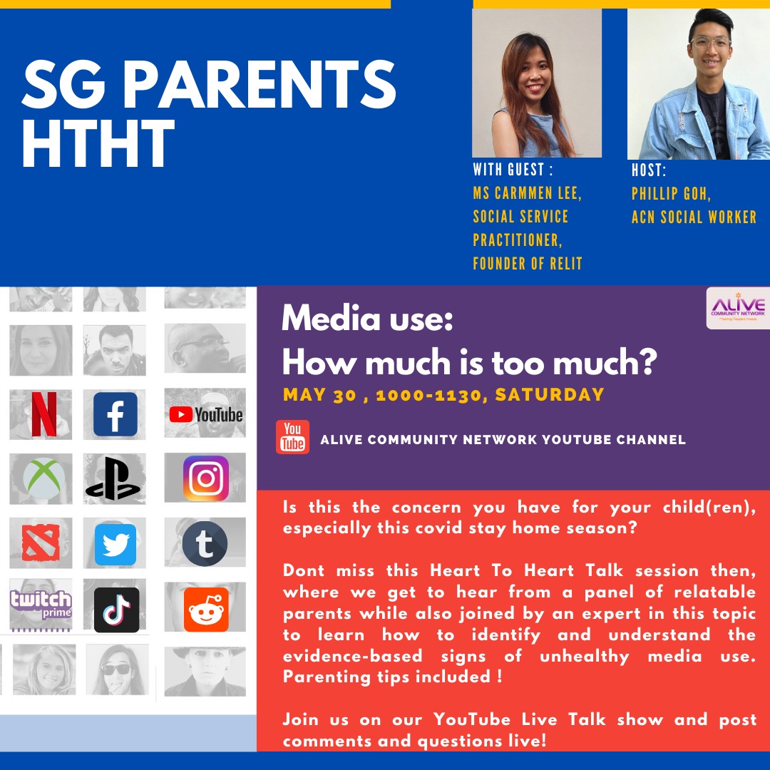 2. 30 May 2020- SG Parents HTHT: Media use- How much is too much?