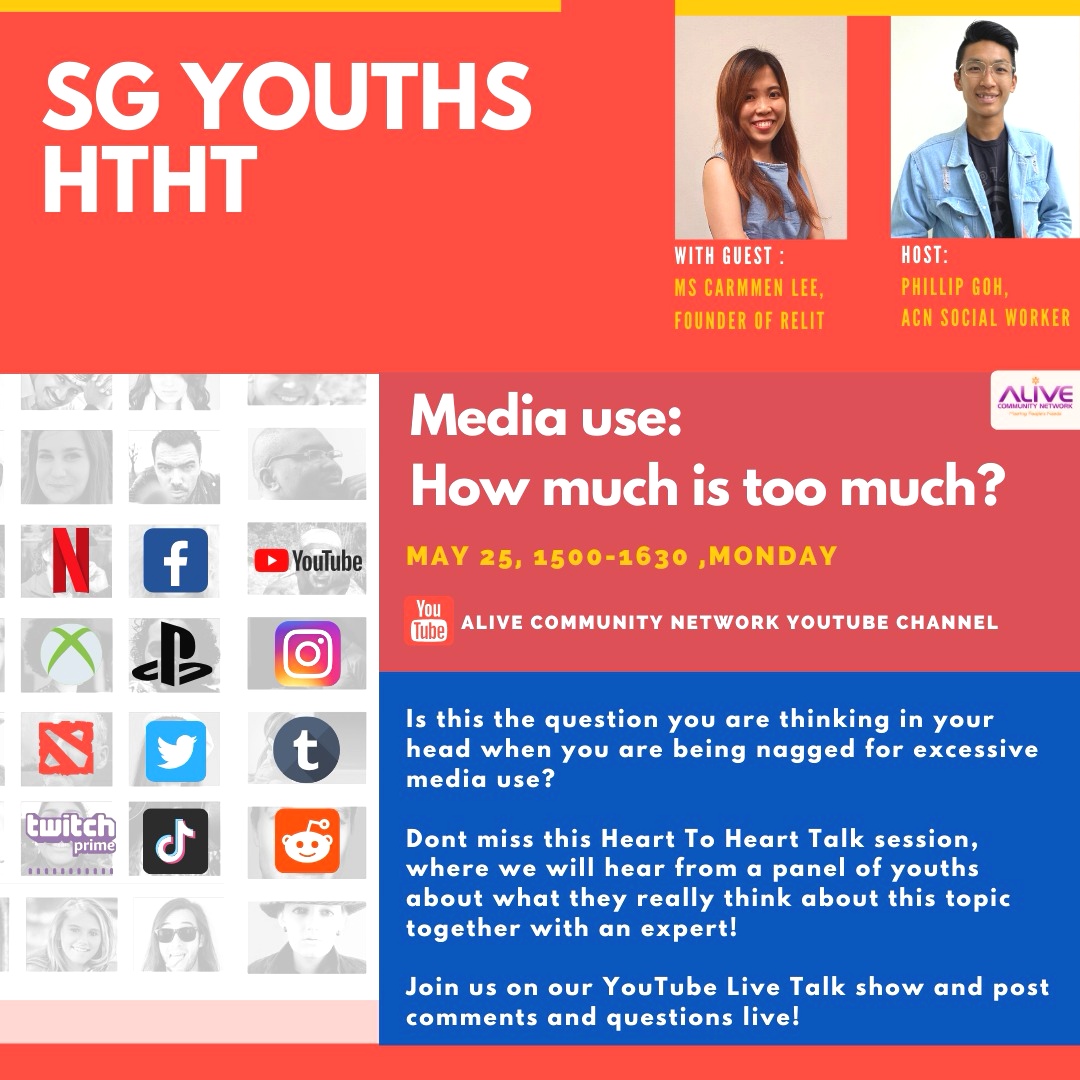 1. 25 May 2020- SG Youths HTHT: Media use- How much is too much and so what if it’s too much?